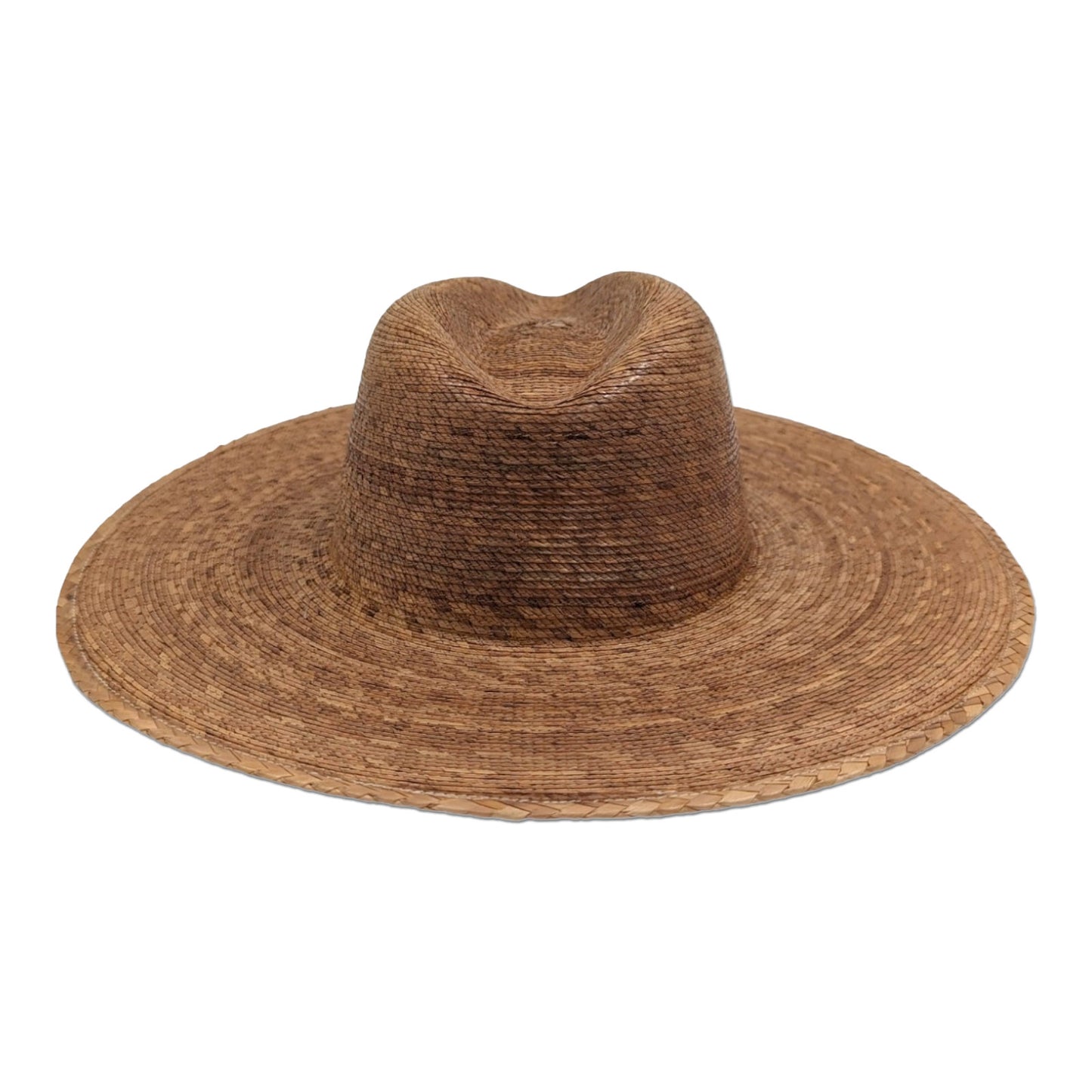 Straw Fedora Hat 4.75" Brim Dark