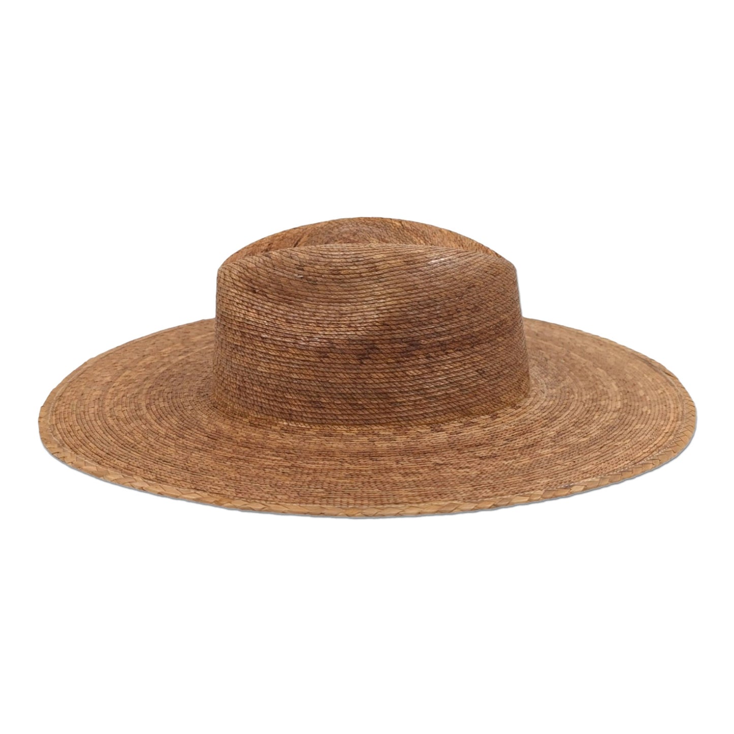 Straw Fedora Hat 4.75" Brim Dark