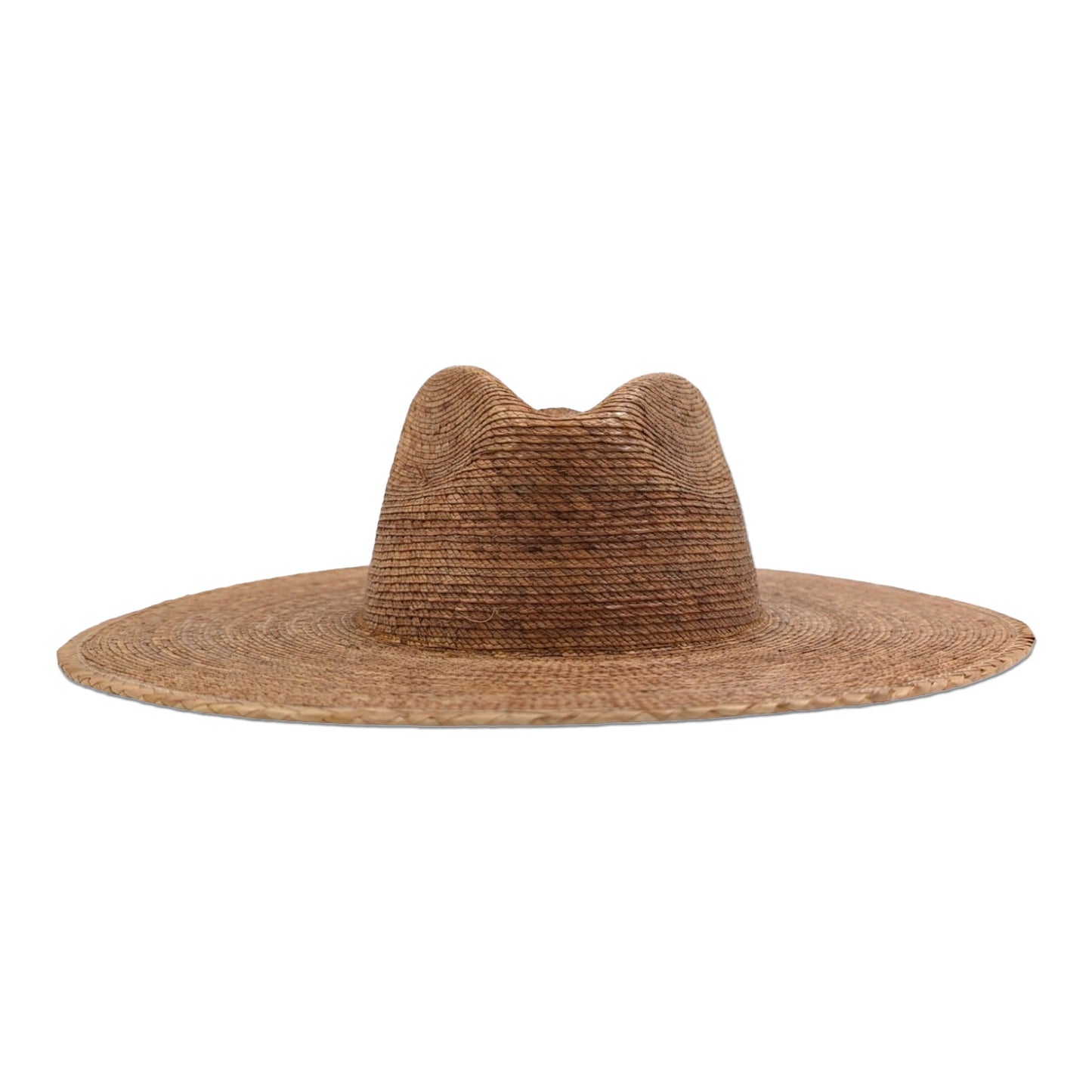 Straw Fedora Hat 4.75" Brim Dark