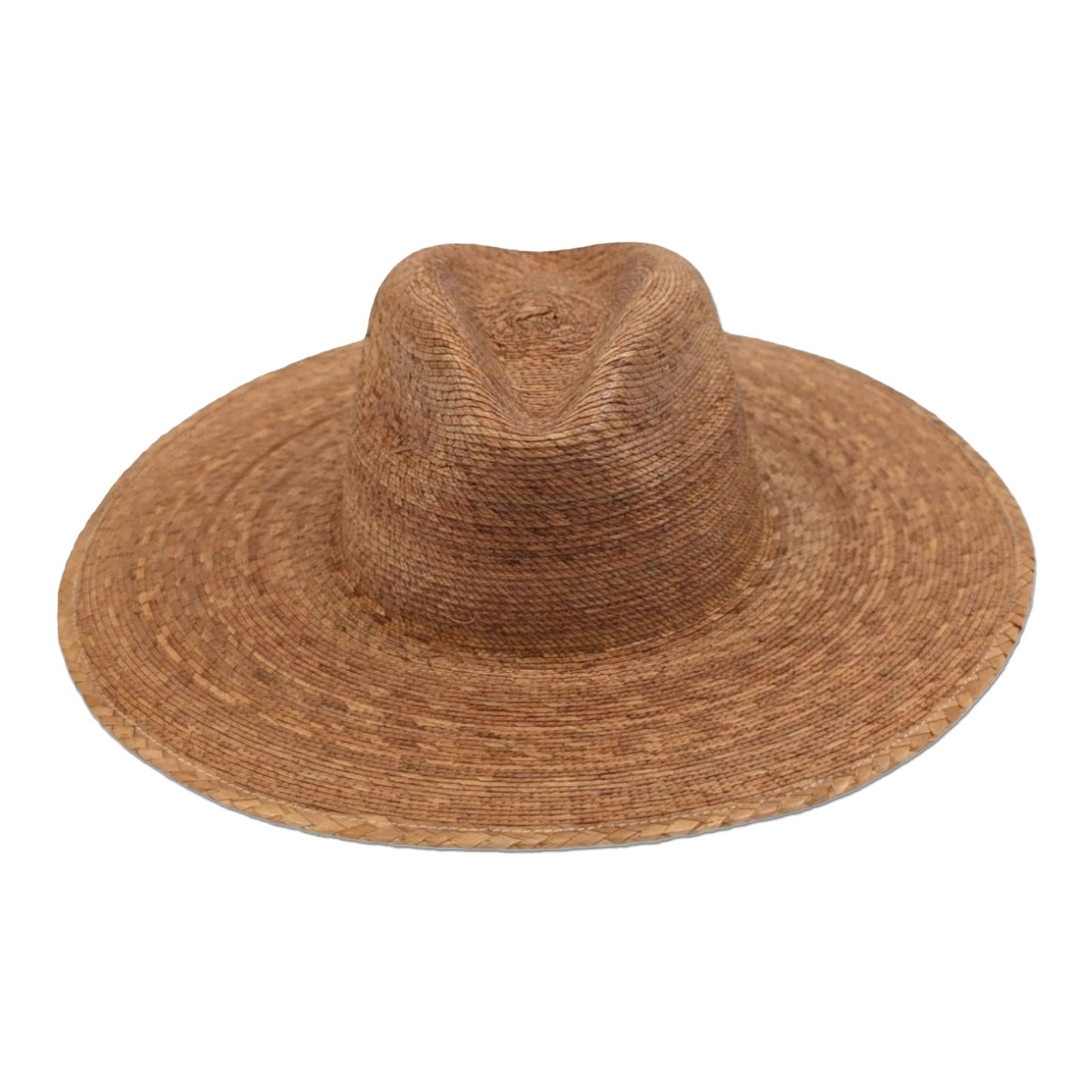 Straw Fedora Hat 4.75" Brim Dark