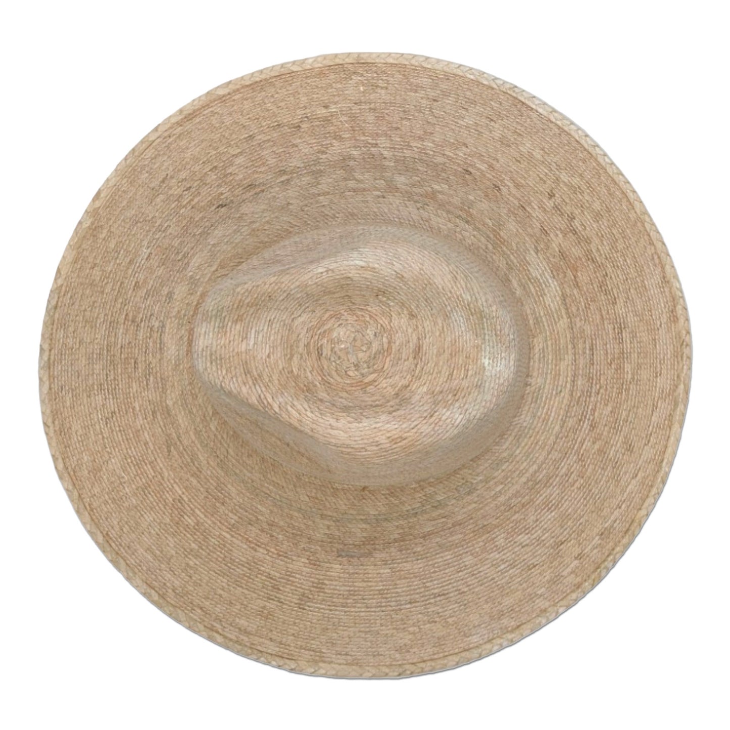 Straw Fedora Hat 4.75" Brim Off-White