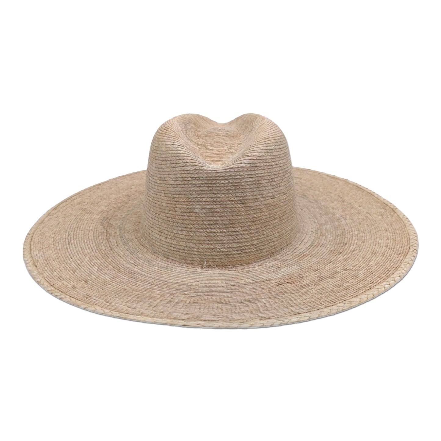 Straw Fedora Hat 4.75" Brim Off-White