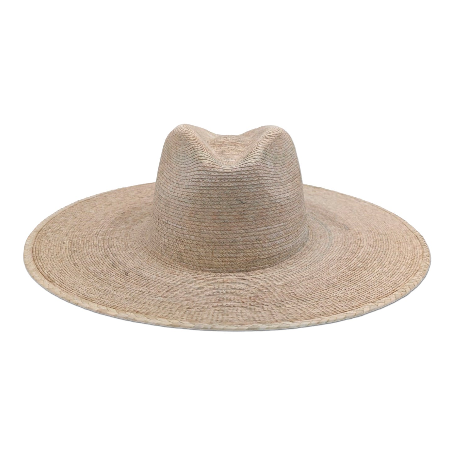 Straw Fedora Hat 4.75" Brim Off-White