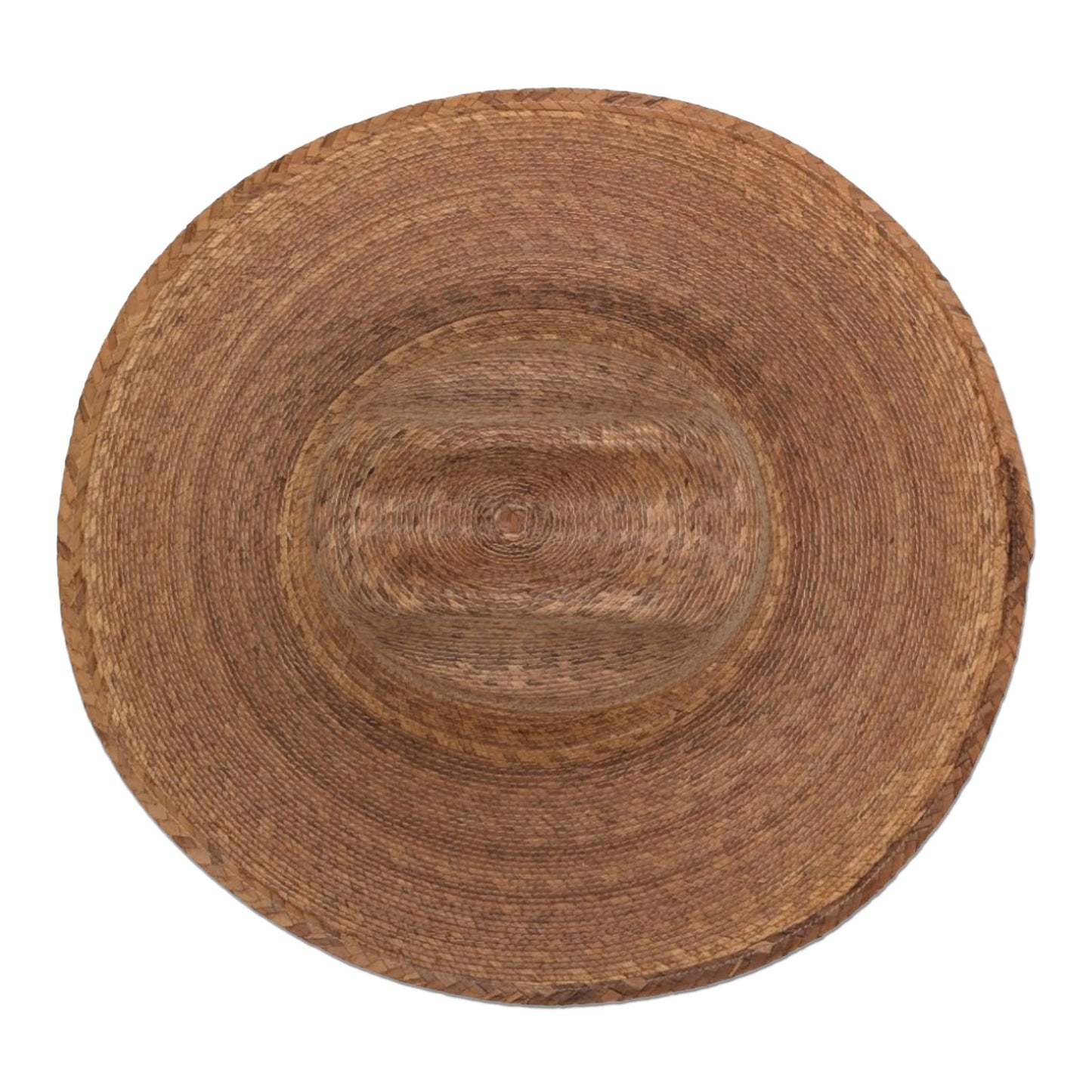 Straw Westerrn Hat 4.75" Brim Dark